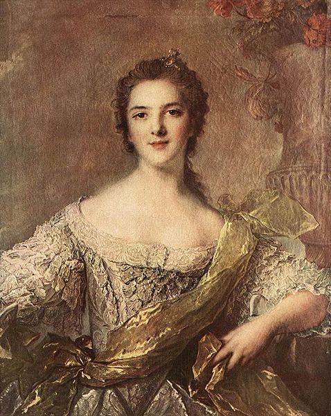 Jean Marc Nattier Madame Victoire of France Norge oil painting art